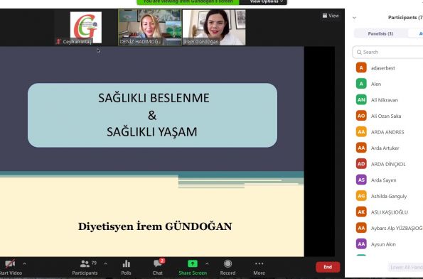 Sağlık Haftası kapsamında Diyetisyen İrem Gündoğan