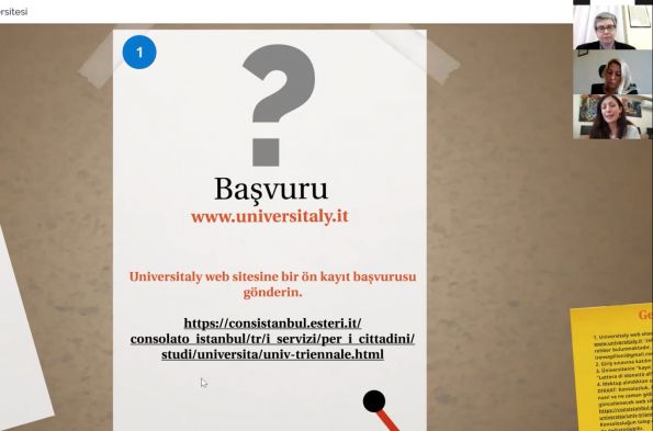 TÜRKİYE VE İTALYA’DAKi ÜNİVERSİTE SİSTEMLERİ HAKKINDA BİLGİLENDİRME SUNUMLARI